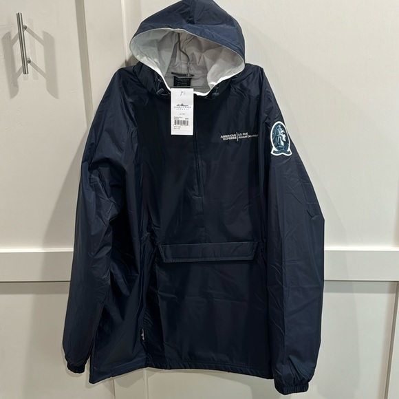 American Express Logo - Rain coat pullover 1/4 zip size 2XL - Picture 1 of 6